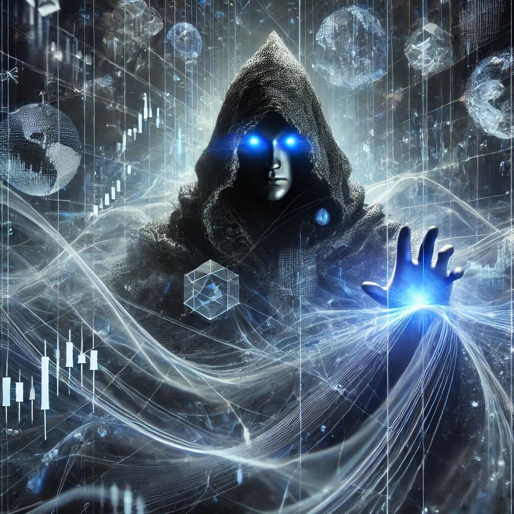 Morpheus surrounded by dream visions